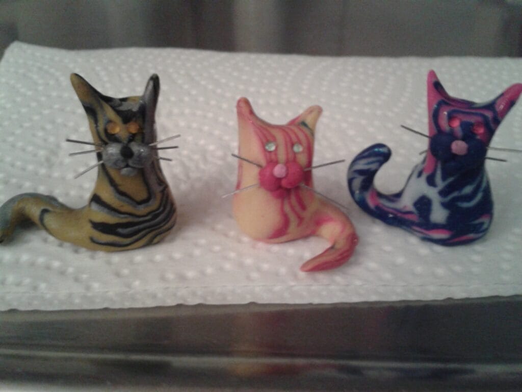 Fimo cats